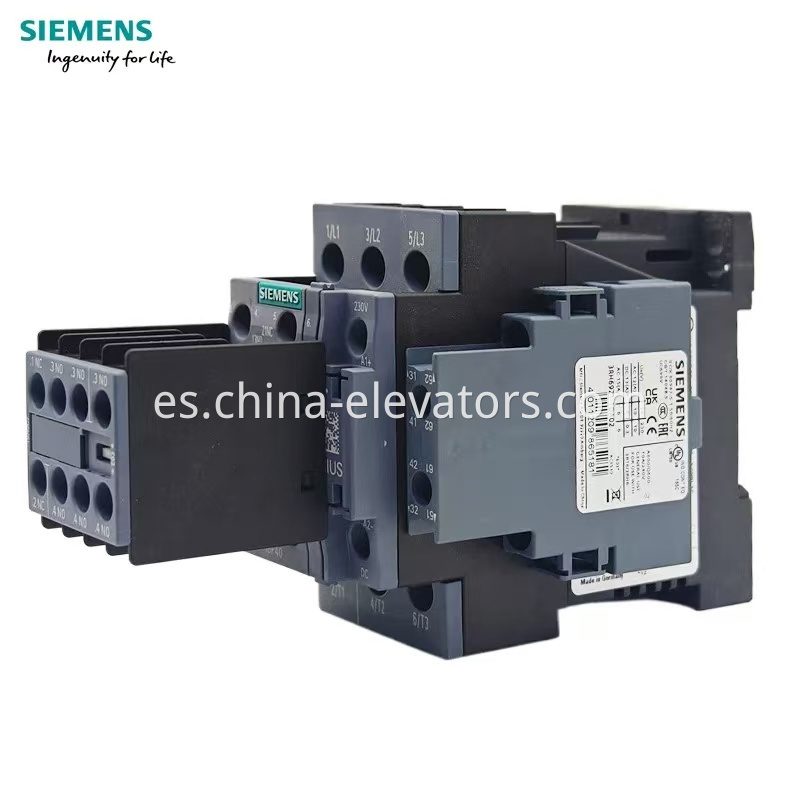 KM51082803 3RT2026-1BP40 Contactor con bloque de interruptor auxilar KM51082803 3RT2026-1BP40 Contactor with auxillary switch block